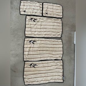 Set of hospitality towels